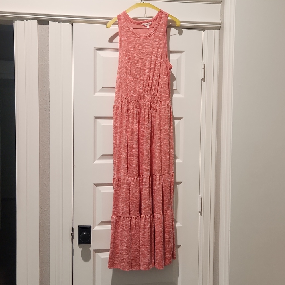 Lou & Grey Loft tank dress Medium ruffle bottom